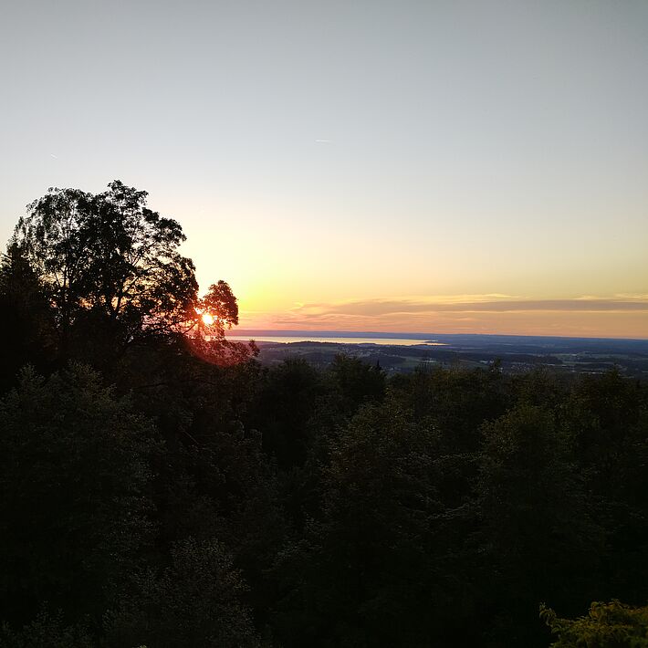 Sonnenuntergang am Chiemsee